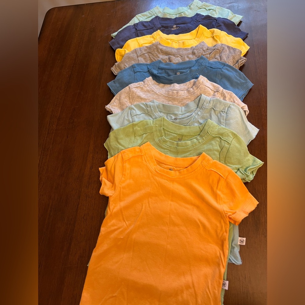 9 baby shirts 12 months